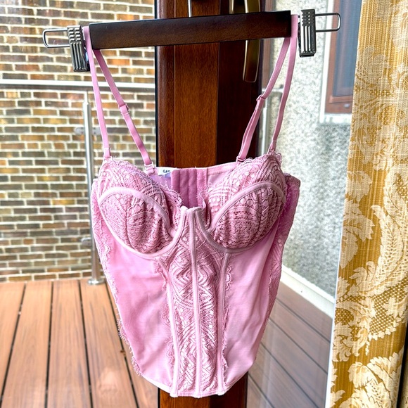 Garage pink bra tank top size Small NEW - Picture 1 of 3